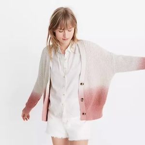 *NWOT* Madewell Dip Dye Cardigan